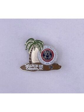 Vintage Branch 225 Columbia SC NAPS Enamel Lapel Pin National Association Postal